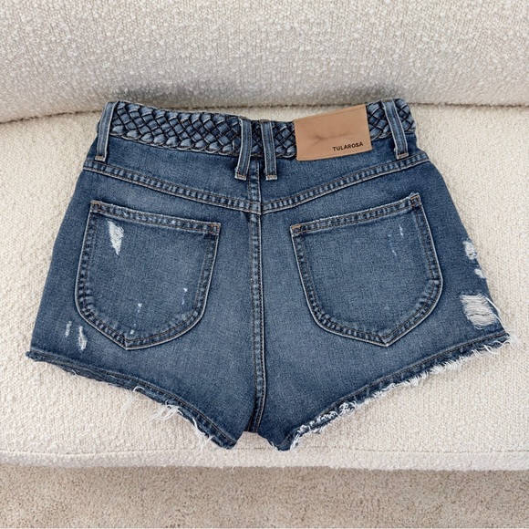 Tularosa Emma Denim High-rise Shorts - Picture 7 of 12